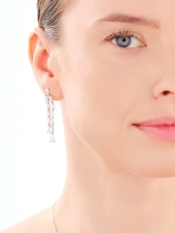 Kolczyki srebrne z cyrkoniami