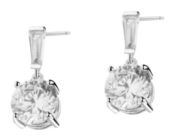 Kolczyki srebrne z cyrkoniami