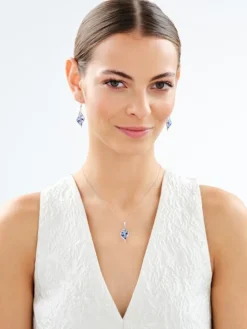 Kolczyki srebrne z cyrkoniami