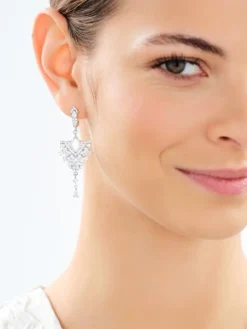 Kolczyki srebrne z cyrkoniami