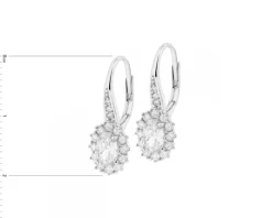 Kolczyki srebrne z cyrkoniami