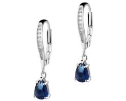 Kolczyki srebrne z cyrkoniami