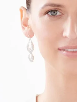 Kolczyki srebrne z cyrkoniami