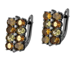 Kolczyki srebrne z cyrkoniami