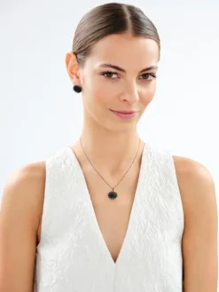 Kolczyki srebrne z cyrkoniami