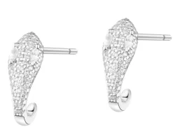 Kolczyki srebrne z cyrkoniami - węże