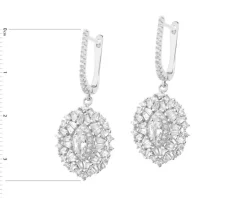 Kolczyki srebrne z cyrkoniami