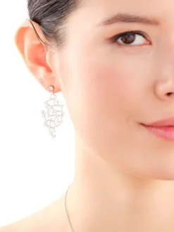 Kolczyki srebrne z cyrkoniami