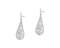 Kolczyki srebrne z cyrkoniami