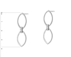 Kolczyki srebrne z cyrkoniami