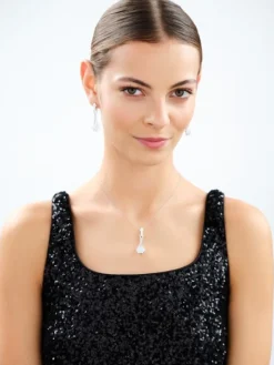 Kolczyki srebrne z cyrkoniami