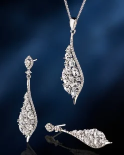 Kolczyki srebrne z cyrkoniami