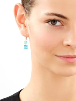 Kolczyki srebrne z cyrkoniami