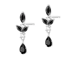 Kolczyki srebrne z cyrkoniami