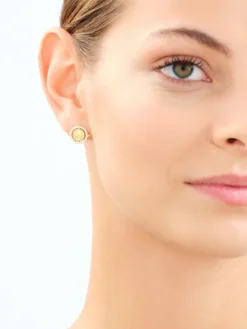 Kolczyki srebrne z cyrkoniami - Harry Potter, zmieniacz czasu, Warner Bros. Discovery