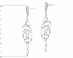 Kolczyki srebrne z cyrkoniami