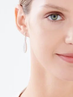 Kolczyki srebrne z cyrkoniami