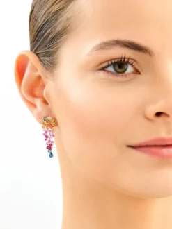 Kolczyki srebrne z cyrkoniami