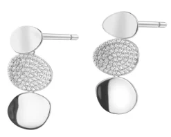 Kolczyki srebrne z cyrkoniami