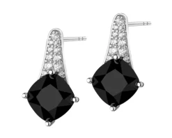 Kolczyki srebrne z cyrkoniami