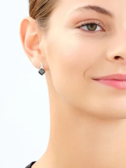 Kolczyki srebrne z cyrkoniami