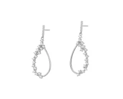 Kolczyki srebrne z cyrkoniami