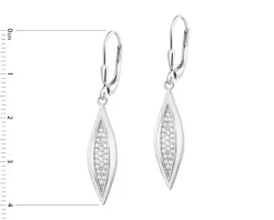 Kolczyki srebrne z cyrkoniami