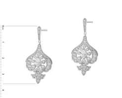 Kolczyki srebrne z cyrkoniami