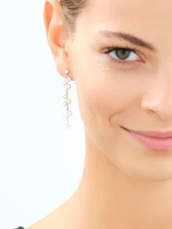 Kolczyki srebrne z cyrkoniami