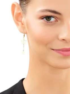 Kolczyki srebrne z cyrkoniami - gwiazdy