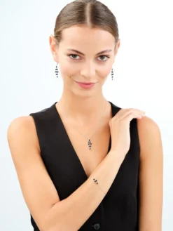 Kolczyki srebrne z cyrkoniami