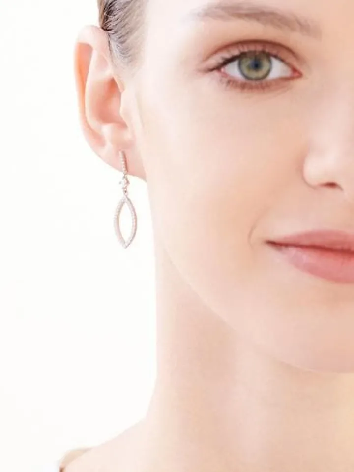 Kolczyki srebrne z cyrkoniami