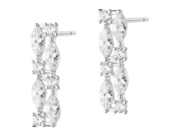 Kolczyki srebrne z cyrkoniami