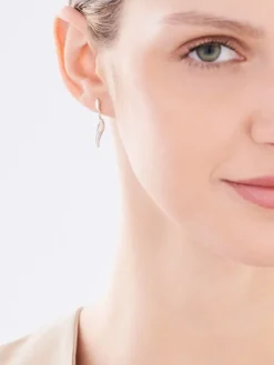 Kolczyki srebrne z cyrkoniami