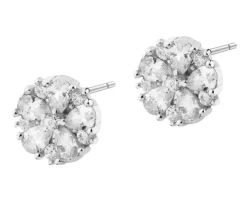 Kolczyki srebrne z cyrkoniami