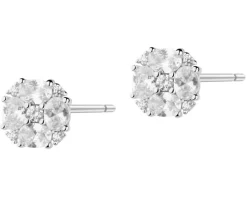 Kolczyki srebrne z cyrkoniami