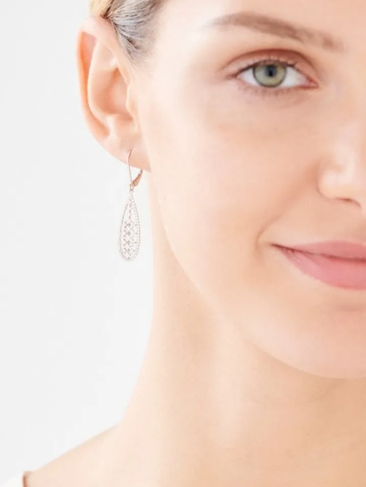 Kolczyki srebrne z cyrkoniami