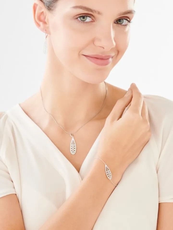 Kolczyki srebrne z cyrkoniami