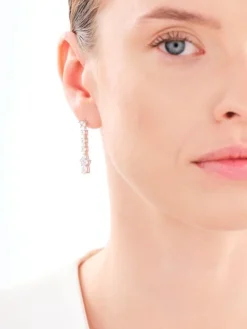 Kolczyki srebrne z cyrkoniami