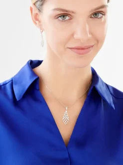 Kolczyki srebrne z cyrkoniami