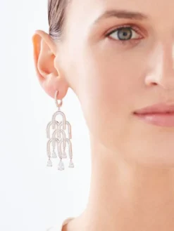 Kolczyki srebrne z cyrkoniami