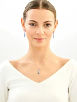 Kolczyki srebrne z cyrkoniami