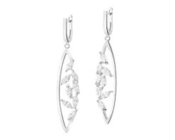 Kolczyki srebrne z cyrkoniami