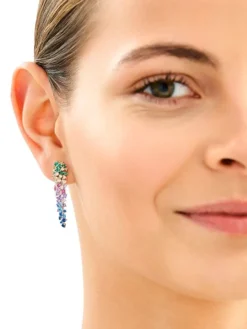 Kolczyki srebrne z cyrkoniami