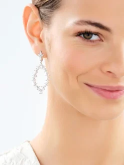 Kolczyki srebrne z cyrkoniami