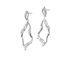 Kolczyki srebrne z cyrkoniami