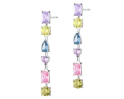 Kolczyki srebrne z cyrkoniami