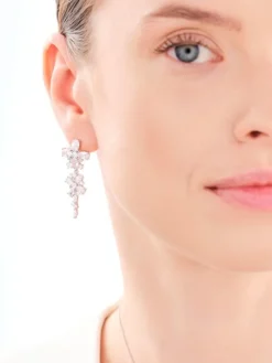 Kolczyki srebrne z cyrkoniami