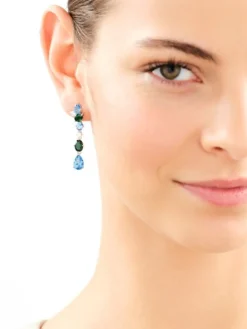 Kolczyki srebrne z cyrkoniami