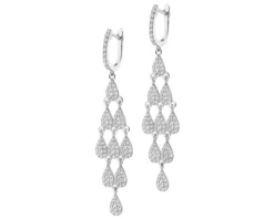 Kolczyki srebrne z cyrkoniami